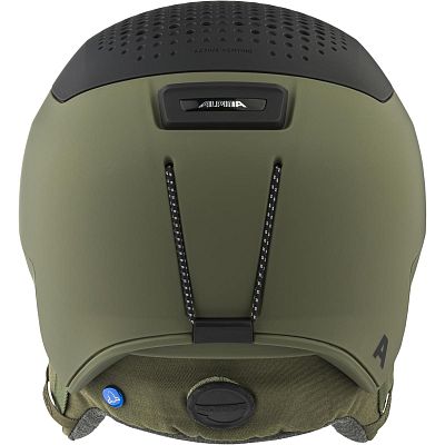 Превью Мужской горнолыжный шлем Шлем горнолыжный ALPINA Gems Olive/Black Matt (A9235-60)